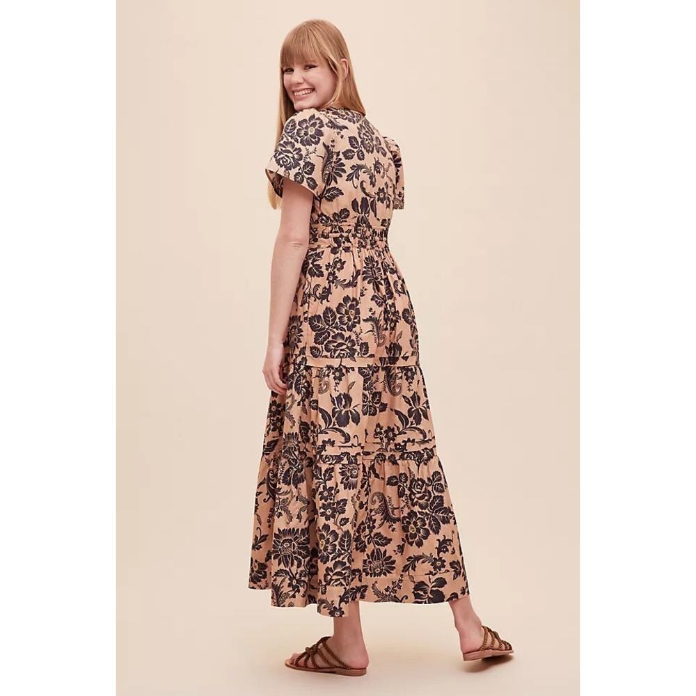 Anthropologie The Somerset Floral Maxi Dress NWT Medium - Picture 2 of 4